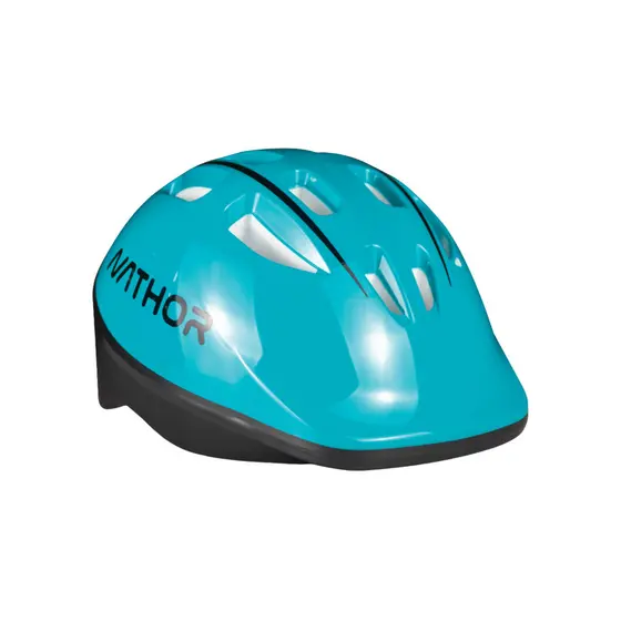 Capacete de Proteção Infantil Ajustável Azul Turquesa Nathor - 1008101600004597