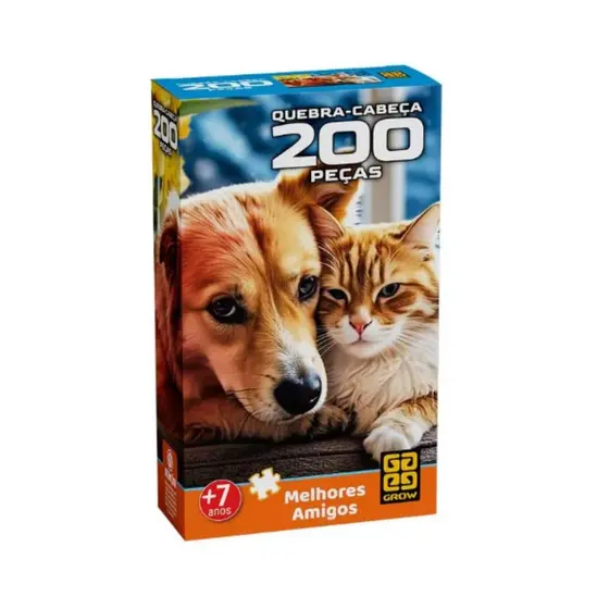 Quebra-cabeça 200 peças Melhores Amigos Grow - 03927