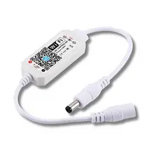 Controlador Dimmer Inteligente P/ Fita LED Wi-fi Bluetooth Função Rítmica Musical e Por Voz Branco