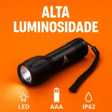 Mini Lanterna Tática LED de Bolso Alumínio Luz Branca Forte A Pilha Portátil Para Camping Pesca Emergência Trilha