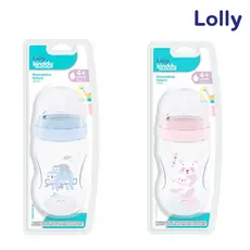 Mamadeira Nature 330ml Aureaflow Panda  Lolly Kinddy | +4 meses