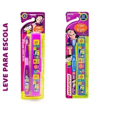 Escova Dental Infantil Macia Com Estojo O Show Da Luna