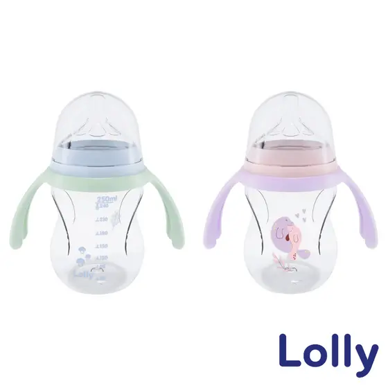 Mamadeira Nature 250ml Alça Aureaflow para +2meses - Fluxo 2