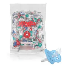 Chupeta Premium Bico Ortodôntico Silicone Chato C/ 25 Unds Atacado