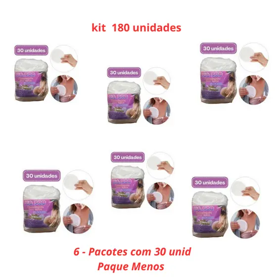 ABSORVENTE PARA SEIOS ( 180 UNIDADES ) HIGPRO