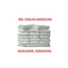 TOALHA UMEDECIDO TOALHINHAS  500  UNIDADES  OTIMA QUALIDADE