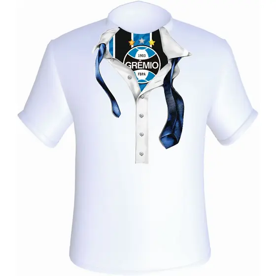 Camiseta 100% Poliéster Grêmio / Camisa Imortal / Blusa Tricolor Gaúcho dos Pampas