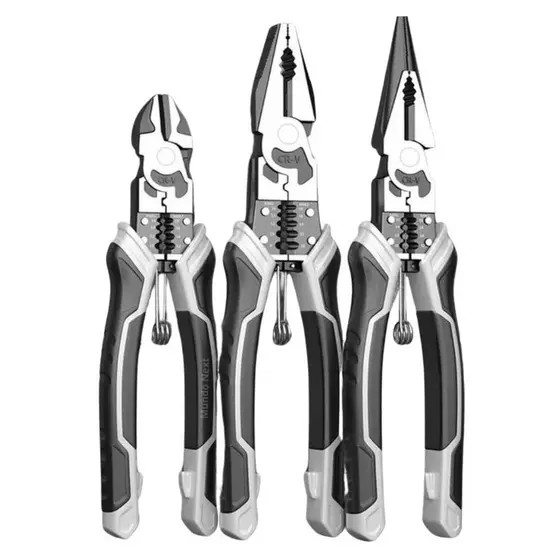 Kit Alicate Multifuncional de Corte, Crimpagem e Desencape – Ferramenta Profissional Completa