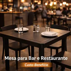 Mesa Plástica Quadrada 70×70 Reforçada – Ideal Cozinha, Área Externa, Jardim e Piscina