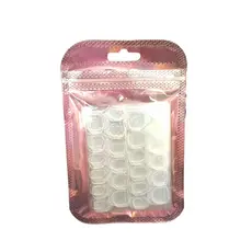 KIT 12 folhas 288 Cola Adesivo para Duplunha Face Adesivo Fita Falso Pregos Arte DecoraçãO de unha rcb0316