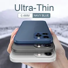 Ultra Fina Macia PP Capa Para iPhone 11 12 13 14 15 16 17 Pro Max X XS XR 7 8 Plus Fosca Traseira Dura Translúcida Slim