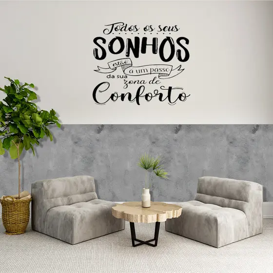 Papel de Parede Para Quarto Cimento Queimado MEIA PAREDE Papel de Parede para Sala