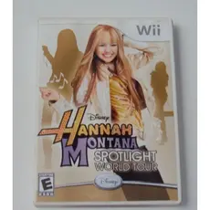 Hannah Montana Spotlight World Tour Original - Nintendo Wii - Funcionando - Usado