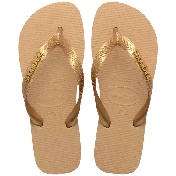 Chinelo Havaianas Top Logo Metálico