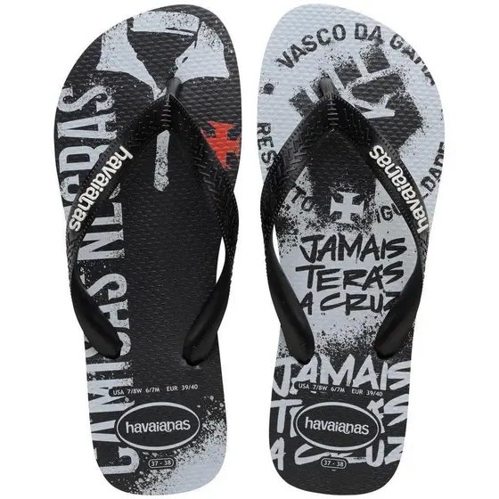 Chinelo Havaianas Top Times Vasco da Gama