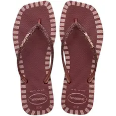 Chinelo Havaianas Slim Square Glitter Contour