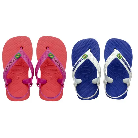 Kit Havaianas - Dupla Baby Brasil Logo