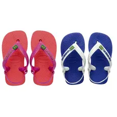 Kit Havaianas - Dupla Baby Brasil Logo
