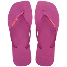 Chinelo Havaianas Slim Square Logo Pop Up
