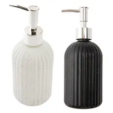 Porta Sabonete Líquido de Vidro Saboneteira Dispenser Elegante 400ml-CLINK