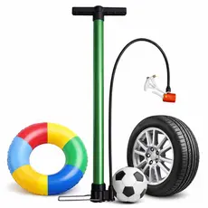Bomba Ar Manual Alta Pressão Pneu Piscina Bicicleta Moto Carro Bola Colchão Portátil Infláveis Bóia