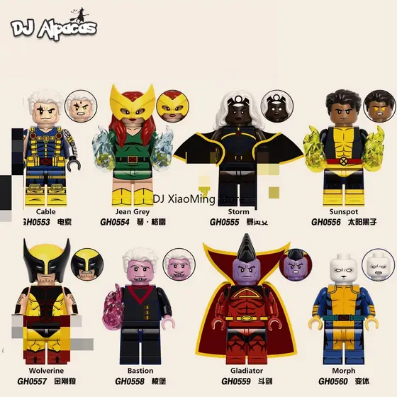 Blocos De Construção Figuras Brinquedo Colecionável GH0553 GH0554 GH0555 GH0556