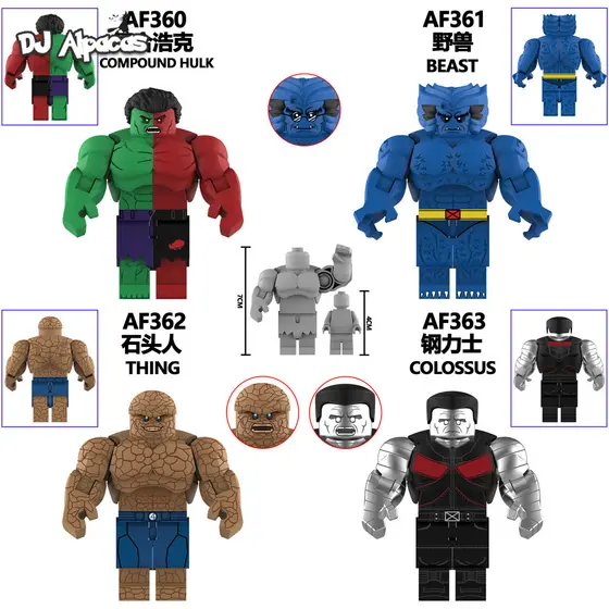 Blocos De Construção Figuras Brinquedo Colecionável AF360 AF361 AF362