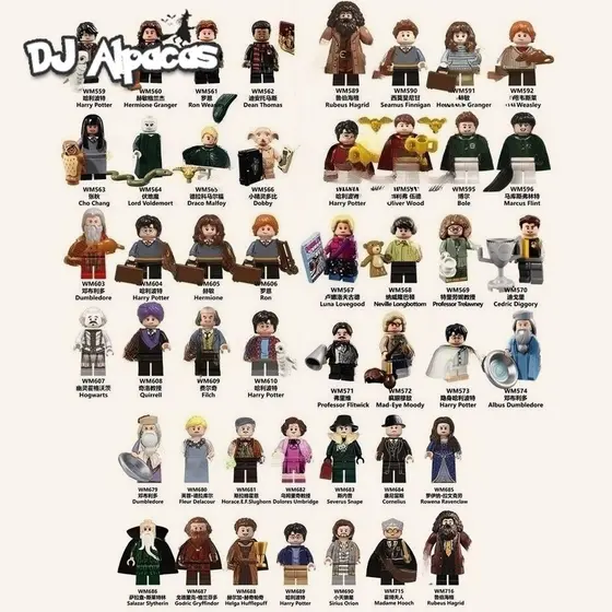 Blocos De Construção Figuras Brinquedo Colecionável WM559 WM560 WM561 WM562