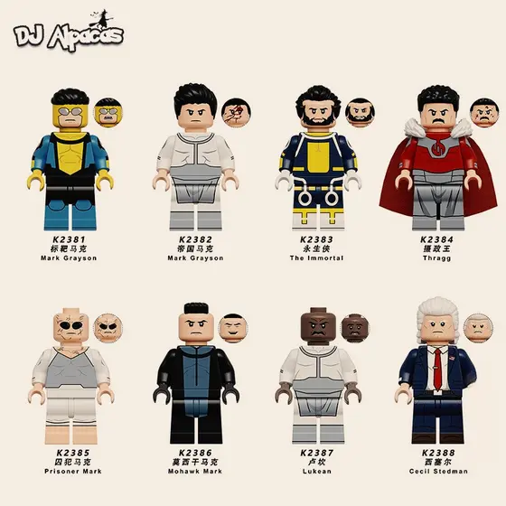 Blocos De Construção Figuras Brinquedo Colecionável K2381 K2382 K2383