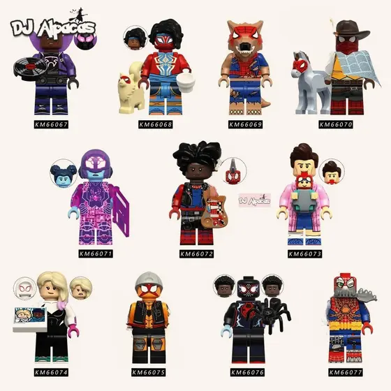 Blocos De Construção Figuras Brinquedo Colecionável KM66067 KM66068 KM66069
