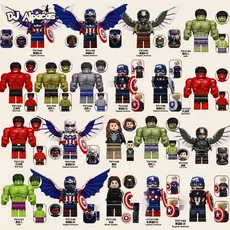Blocos De Construção Figuras Brinquedo Colecionável TV1136 TV1137 TV1138