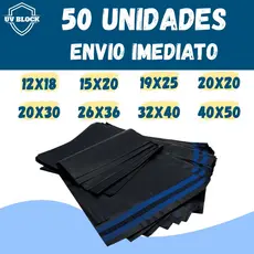 Kit c/ 50 Envelope Segurança Embalagem De Envio Correios12x18 15x20 19x25 20x20 20x30 32x40 40x50