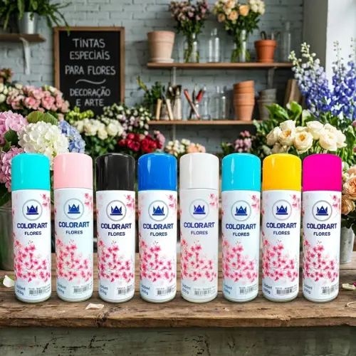 Tinta Spray Colorart Pinta Flor 300ml Naturais e Artificiais