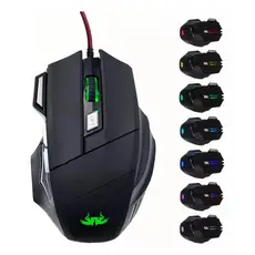 Mouse Gamer Seisa DN-N8940 1200 até 3200 DPI Com Led USB