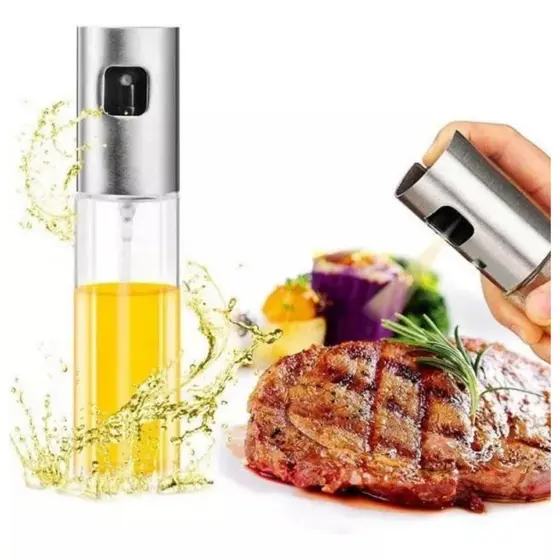 Galheteiro Spray de Cozinha Azeite Vinagre Oleo 100ml Vidro Luxo