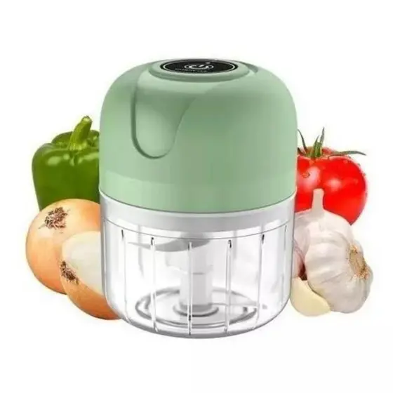 Mini Processador Triturador Sem Fio Elétrico 250ML De Alimentos