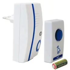 Campainha Residencial Sem Fio a Prova D'agua De Tomada Wireless Com 32 Toques e Alcance 100 Metros