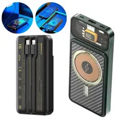 Power Bank 20000mah Carregador Portátil Com Indução Hmaston Turbo Rápido Iphone Android 22.5w