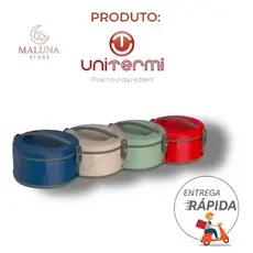 Organizador Térmico Milão Unitermi 1,5L Marmita Pote Térmico Com Tampa