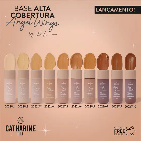 Base Alta Cobertura Pri Lessa Lançamento A Prova Dágua Matte 40ml - Catharine Hill