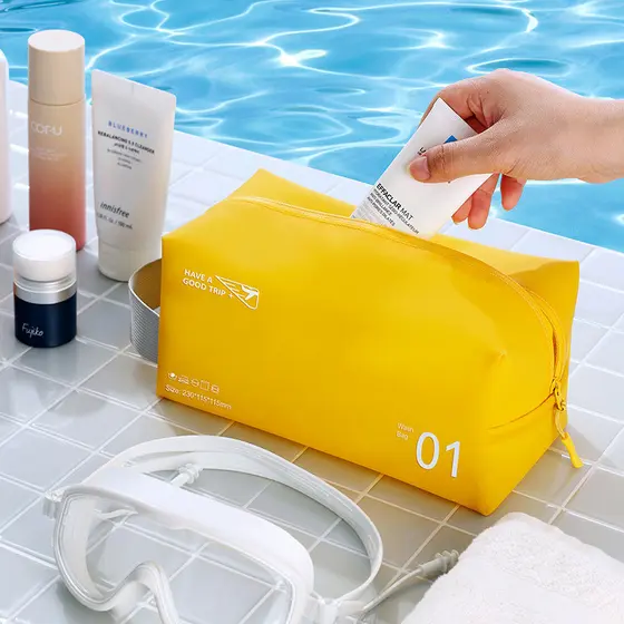 Necessaire Organizador Cosmético Maquiagem Feminino a prova de água Para Viagem