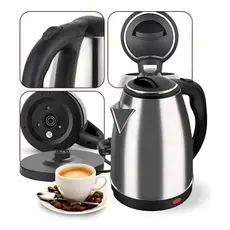 Chaleira Elétrica Automática Inox 1.8L 220v Aquecimento Rápido