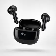 Fone Bluetooth 5.4 Sem Fio DGX In Ear Preto Touch Microfone Case Carregador Earfone Android iOS