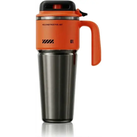 Garrafa Copo Térmico 1L Inox com Alça Tampa Click Água Café Chá Viagem Academia Casa Escritório Casa