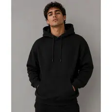 Blusa de Moletom Liso com Capuz Canguru Adulto Infantil Masculino Feminino Inverno