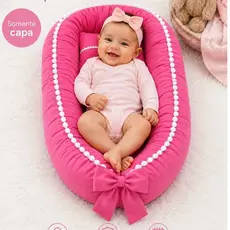 Capa Para Ninho Redutor De Berço Com Babados Menino Menina