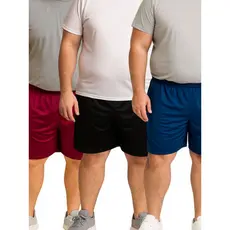 Kit 3 Bermudas Masculinas Esportiva Plus Size Confortável Básica Casual Fit Academia Treino Esportes