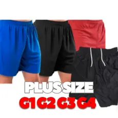 Kit 3 Bermuda Plus Masculino Esportivo Poliéster  Moda Casual treinos Esportivos.