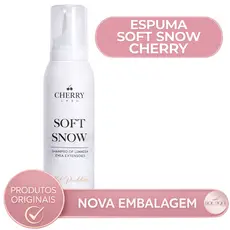 Espuma de Limpeza Cherry Lash Soft Snow para Extensão de Cílios 120ML