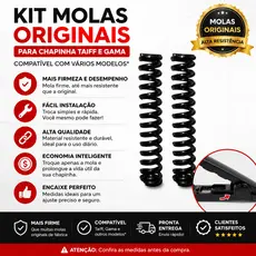 Kit Com 2 Molas Originais Para Chapinha (Prancha de Cabelo)